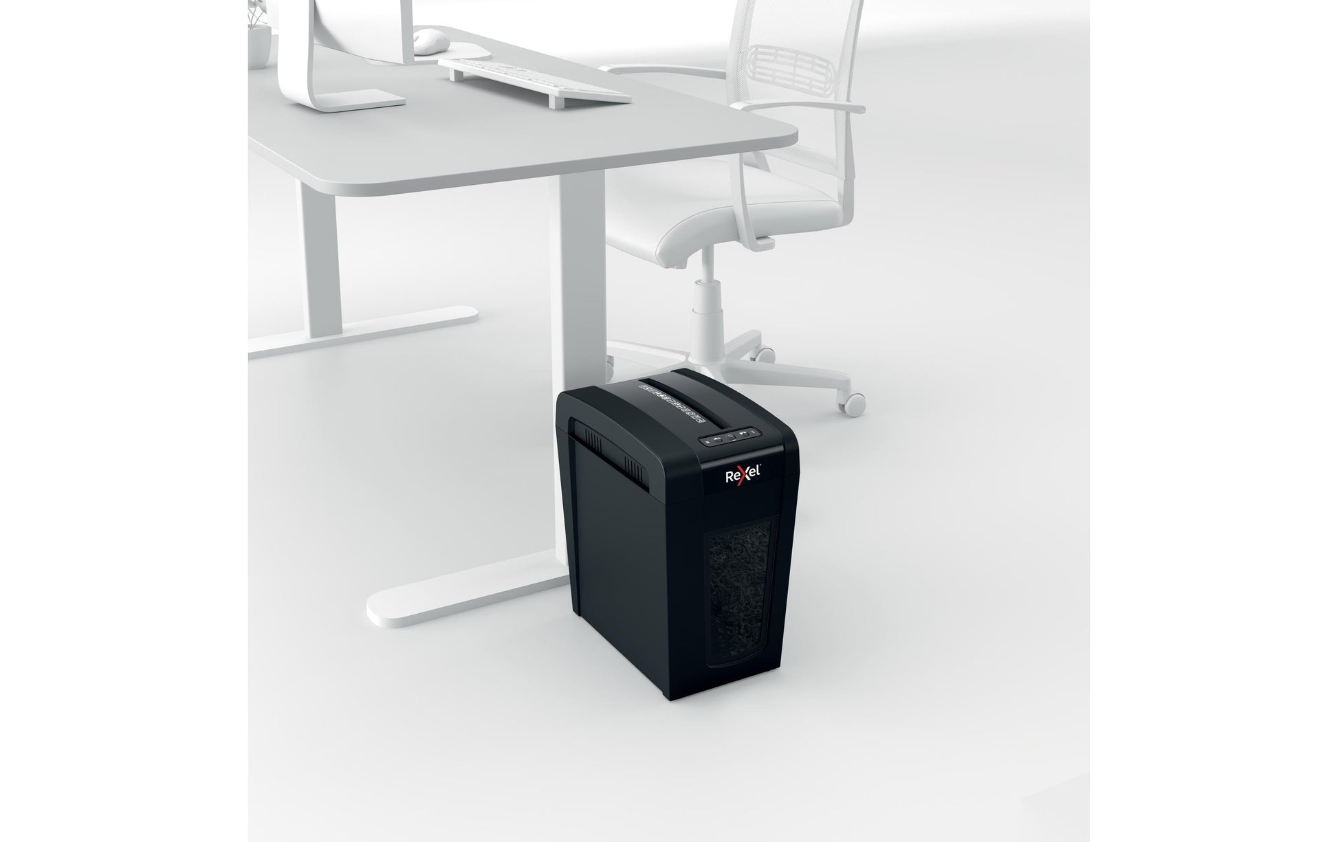 Rexel Secure X10-SL Slimline – Aktenvernichter, DIN P-4, Partikelschnitt 4 × 40 mm, 10 Blatt, 18 l, A4