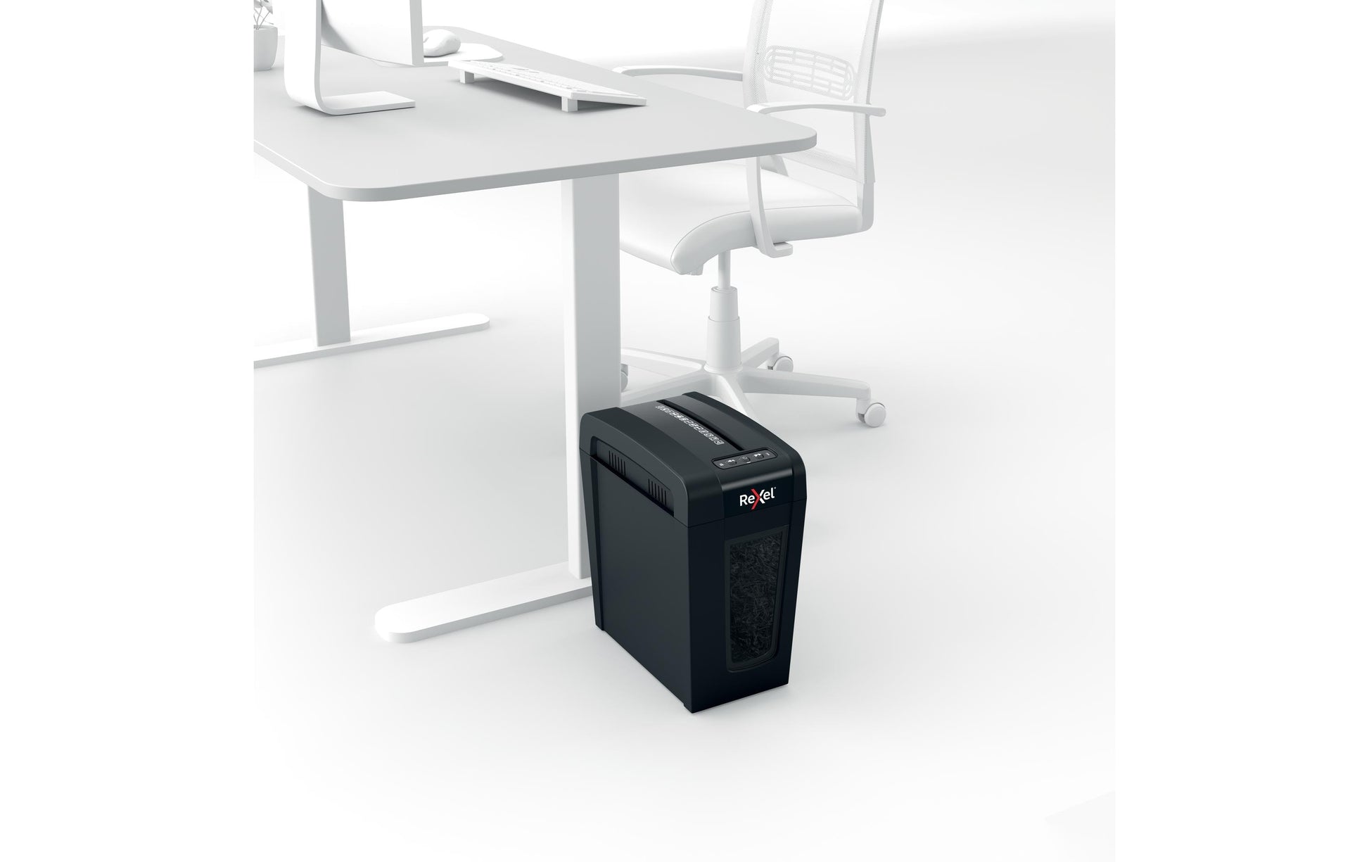 Rexel Secure X8-SL Slimline – Aktenvernichter, DIN P-4, Partikelschnitt 4 × 40 mm, 8 Blatt, 14 l, A4