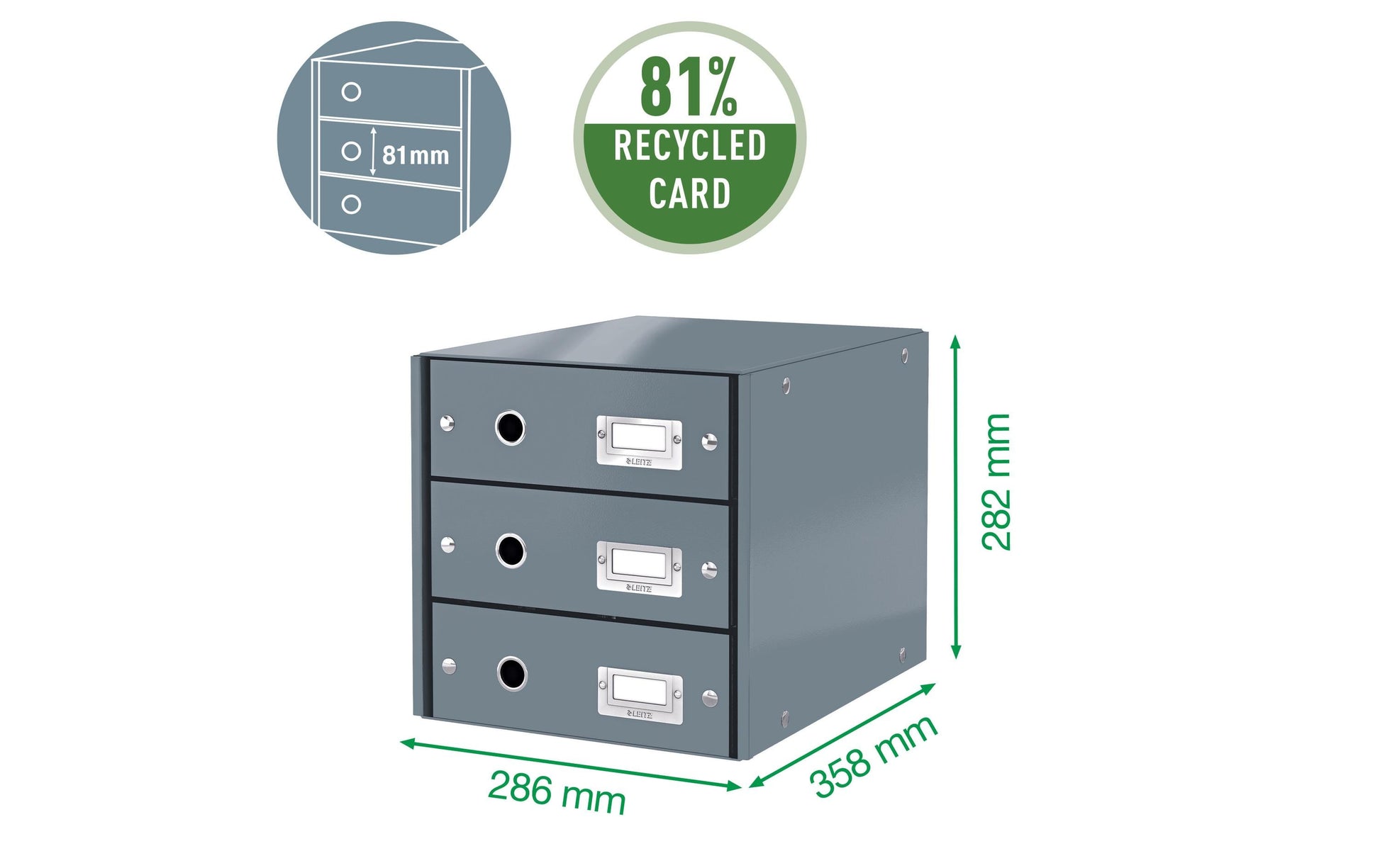 Leitz Click&Store Aufbewahrungsbox – Schubladenset