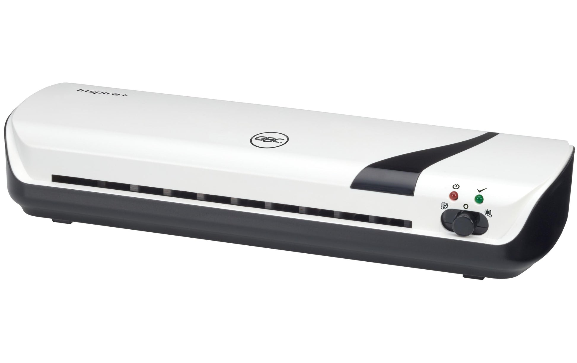 GBC Inspire+ Laminiergerät A4 – 2 Rollen, 75–125 µm, Kaltlamination, 4 Min. Aufheizzeit, 250 mm/min, Weiss