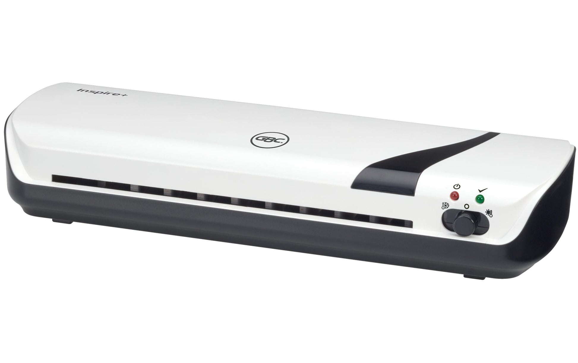 GBC Inspire+ Laminiergerät A4 – 2 Rollen, 75–125 µm, Kaltlamination, 4 Min. Aufheizzeit, 250 mm/min, Weiss