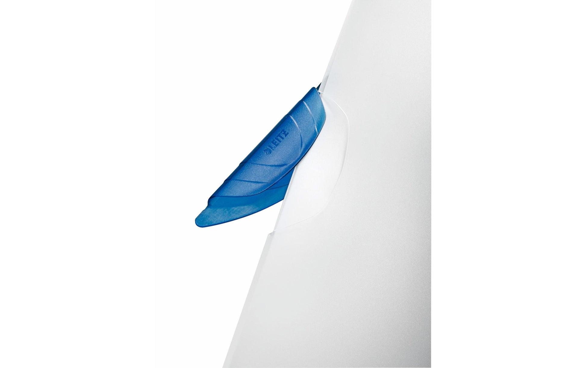Leitz Schnellhefter für A4, Polypropylen (PP), blau – transparenter Vorderdeckel – bis 30 Blatt