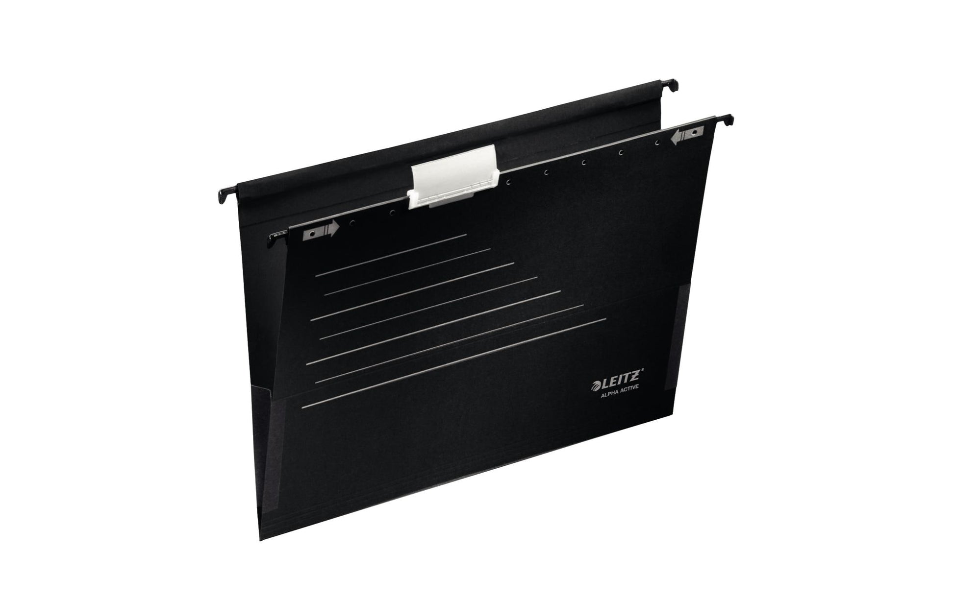 Leitz Hängetasche Alpha Active – für A4, Schwarz, Karton, 5 Stk.