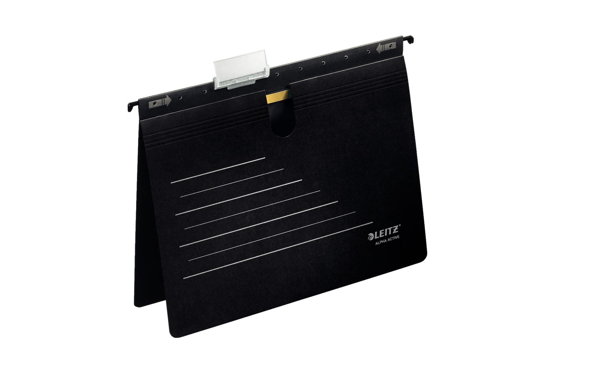 Leitz Alpha Active Hängehefter – für A4, 1-teilig, Schwarz, Karton, 5 Stk.