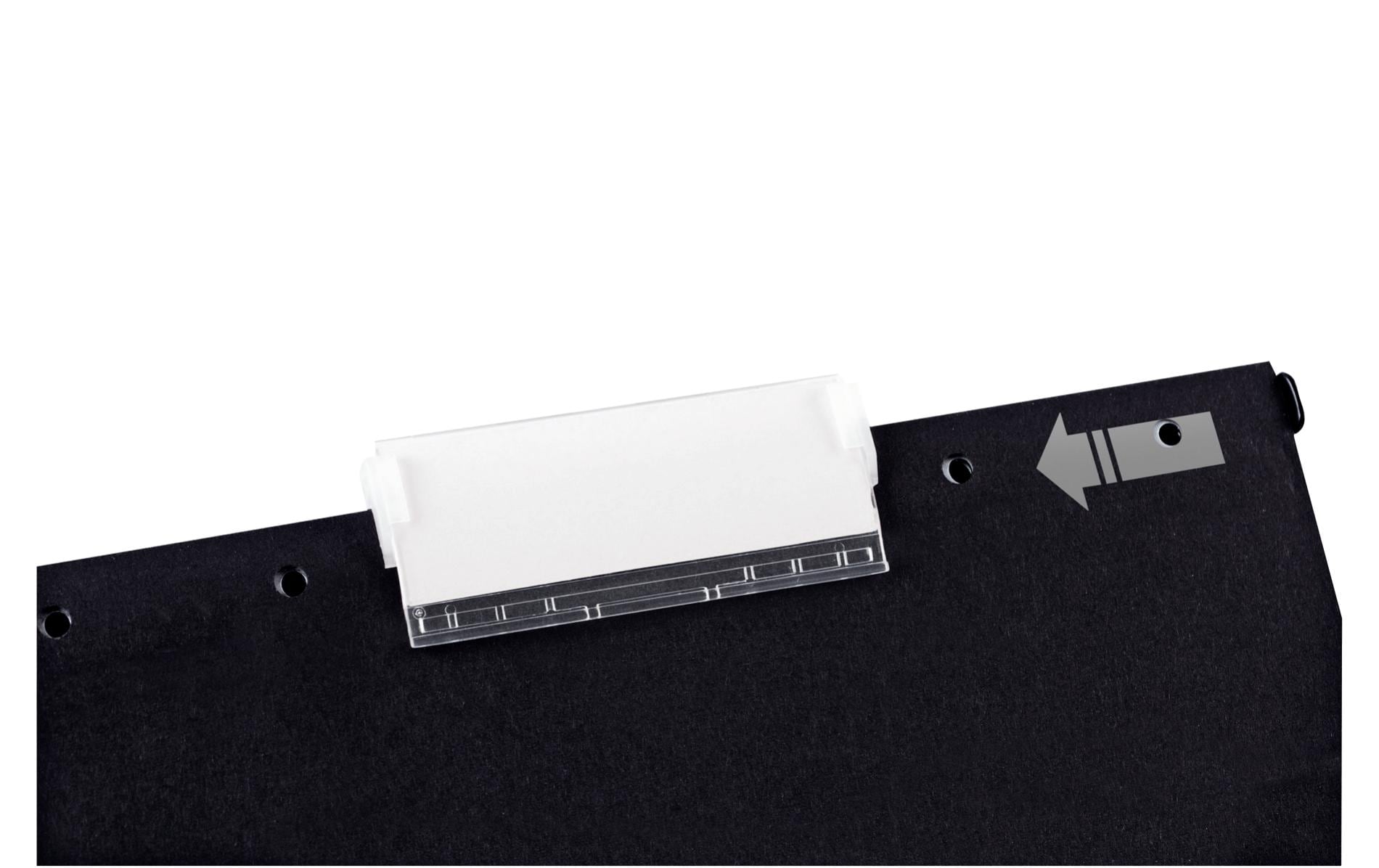 Leitz Alpha Active Hängehefter – für A4, 1-teilig, Schwarz, Karton, 5 Stk.