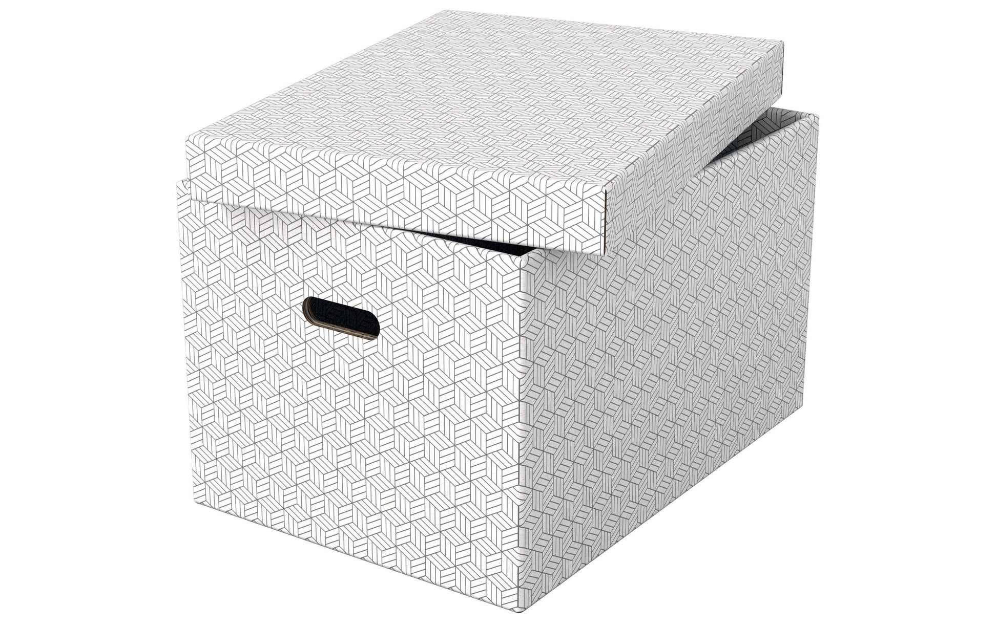 Leitz Aufbewahrungsbox 30 l – Weiss, Karton, 3 Stück