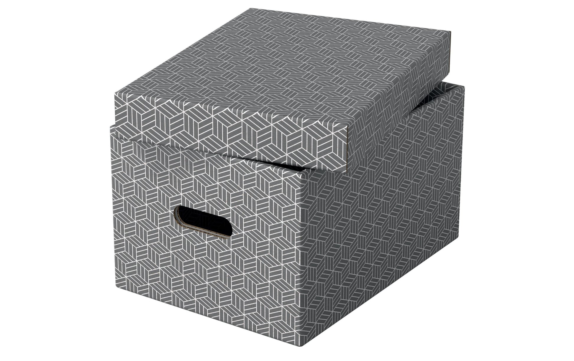 Leitz Aufbewahrungsbox 11,3 l – Karton – Grau – 265 × 205 × 365 mm – 3-teiliges Set