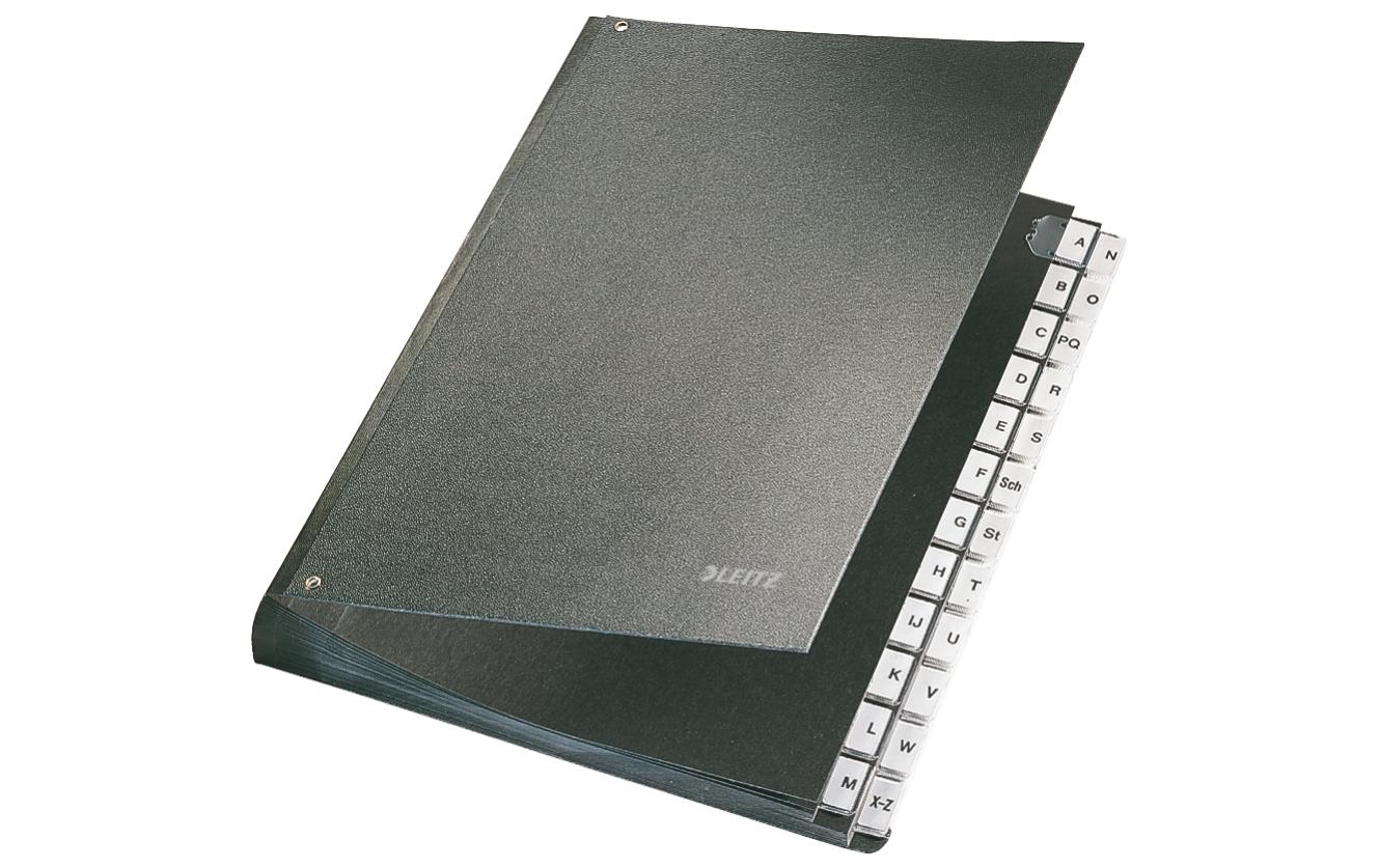 Leitz Schnellhefter 58240095 – A4, Karton, schwarz