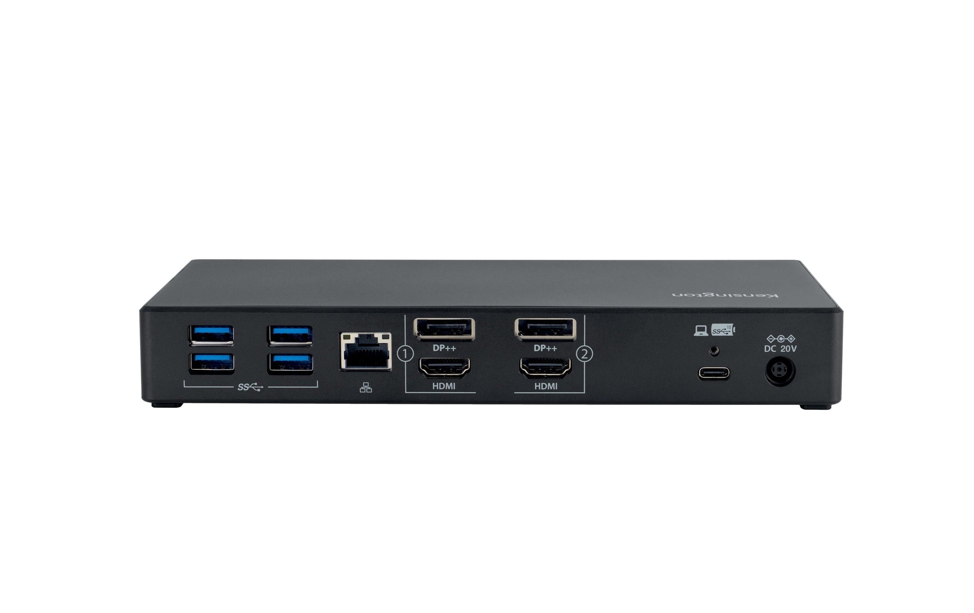 Kensington SD4781P Dockingstation – USB-C, 2× DP, 2× HDMI, 5× USB-A, 100 W PD, GbE, für Windows/Mac/ChromeOS