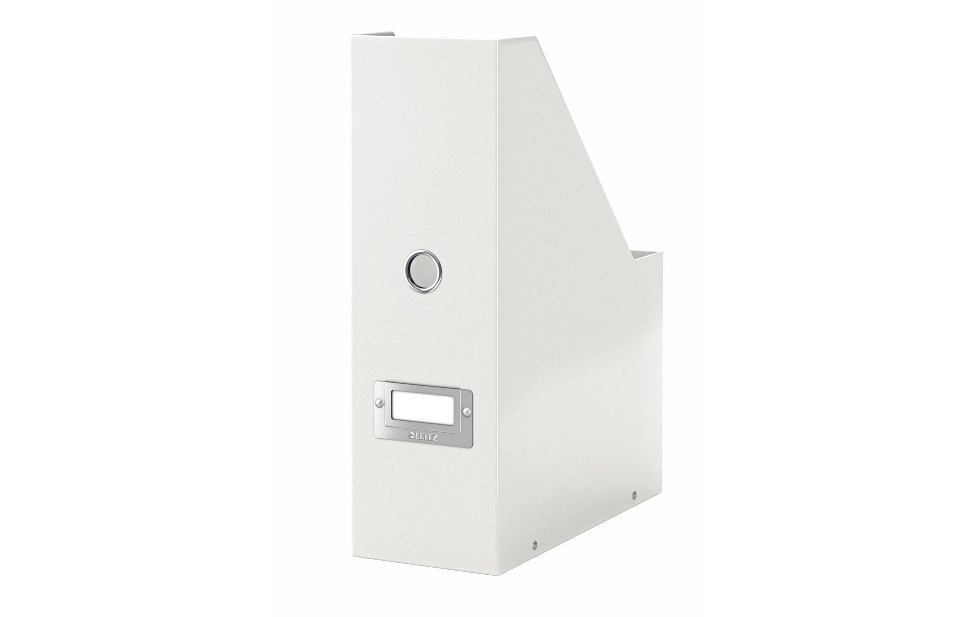 Leitz Stehsammler – Karton, mit Beschriftungsfeld, weiss, 253×103×330 mm