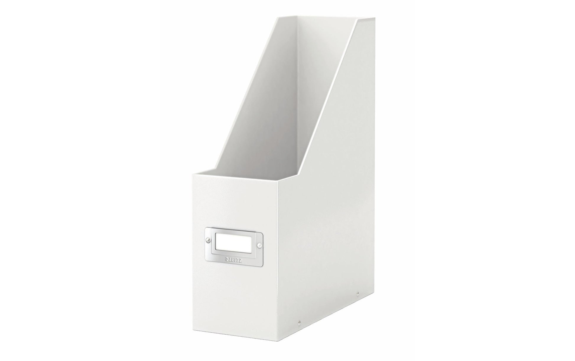 Leitz Stehsammler – Karton, mit Beschriftungsfeld, weiss, 253×103×330 mm