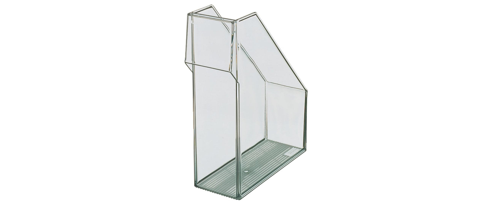 Leitz Stehsammler – für Format A4, Kunststoff, transparent, mit Griffausschnitt, 130 × 325 × 260 mm