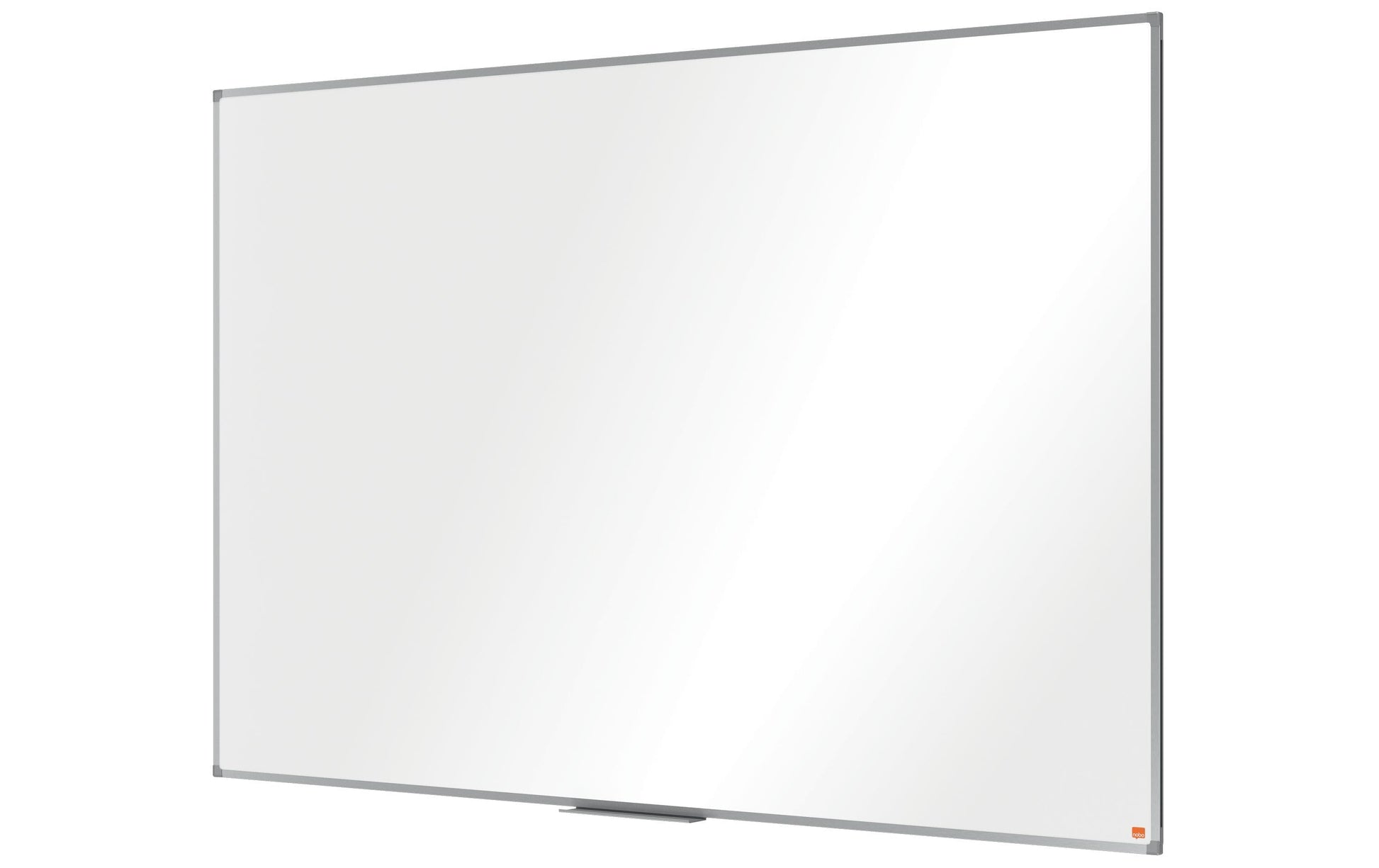 Nobo Whiteboard – 180 × 120 cm, Emaille, Alu-Rahmen, Wandmontage, inkl. Stiftablage
