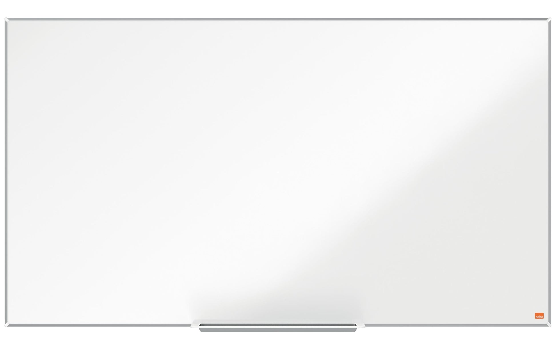 Nobo Whiteboard – 122 × 69 cm, Emaille, magnetisch, Aluminiumrahmen, Wandmontage