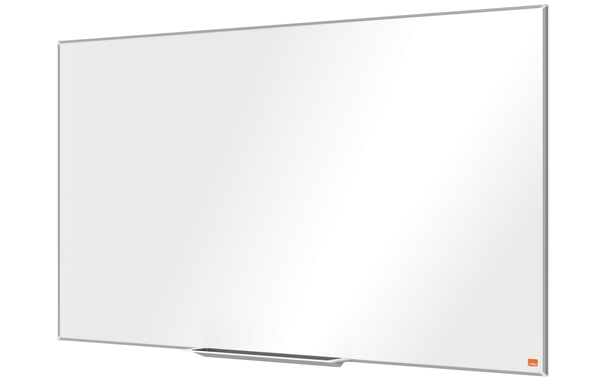 Nobo Whiteboard – 122 × 69 cm, Emaille, magnetisch, Aluminiumrahmen, Wandmontage