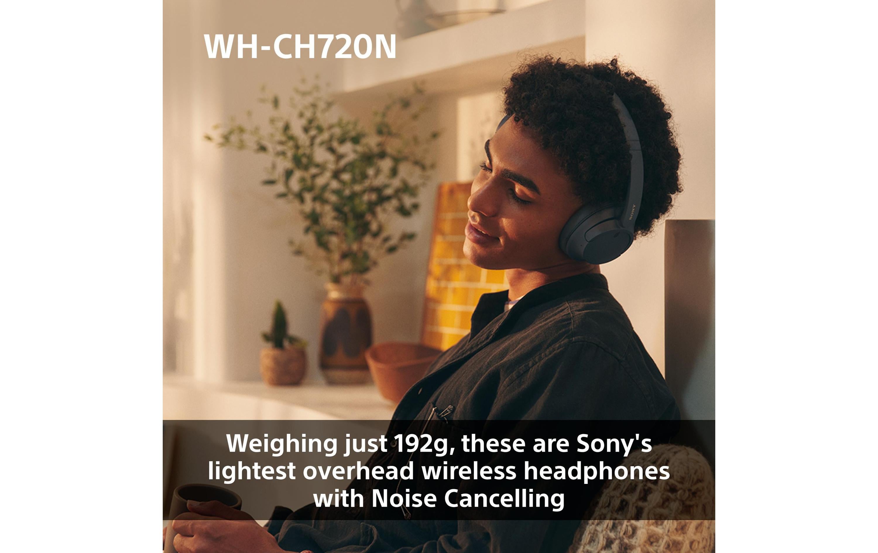 Sony WH-CH720N Over-Ear Kopfhörer – Stereo, Kabel + BT, 3,5 mm Klinke, ANC, Rosa, BT 5.2