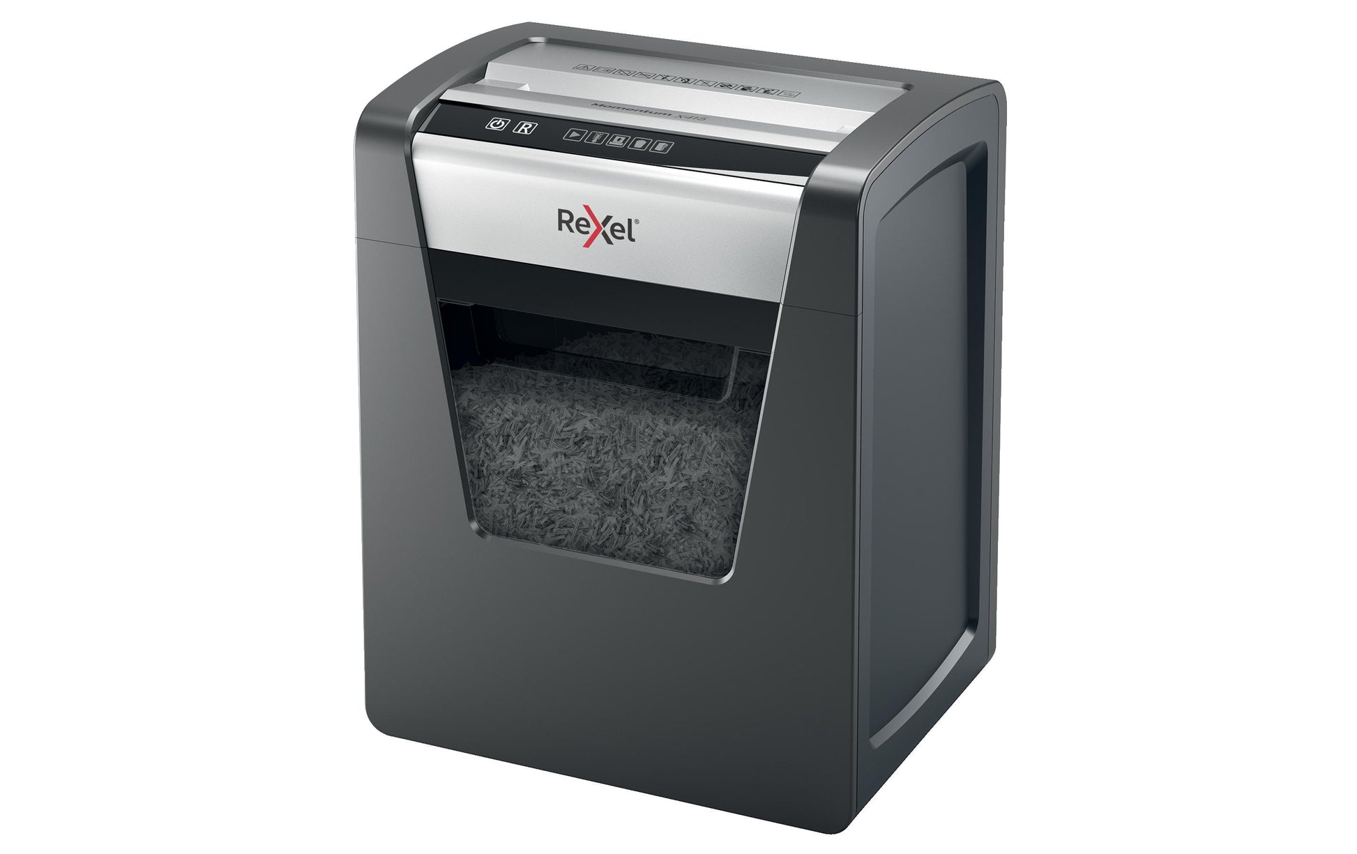 Rexel Momentum X415 – Aktenvernichter, DIN P-4, Partikelschnitt 4 × 40 mm, 15 Blatt, 23 l, A4