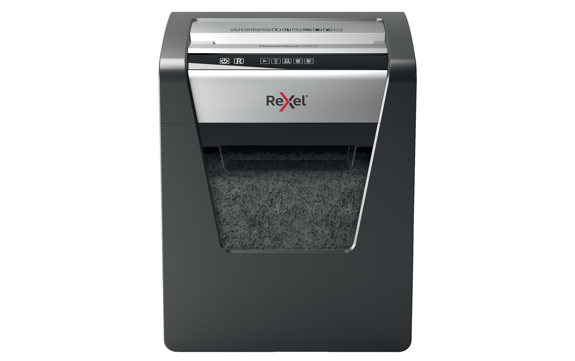 Rexel Momentum X415 – Aktenvernichter, DIN P-4, Partikelschnitt 4 × 40 mm, 15 Blatt, 23 l, A4