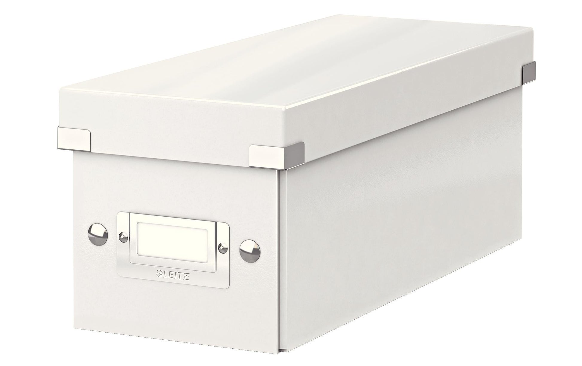Leitz Aufbewahrungsbox – 160 Disks, Hartplatte, Weiss, 143 × 352 × 136 mm