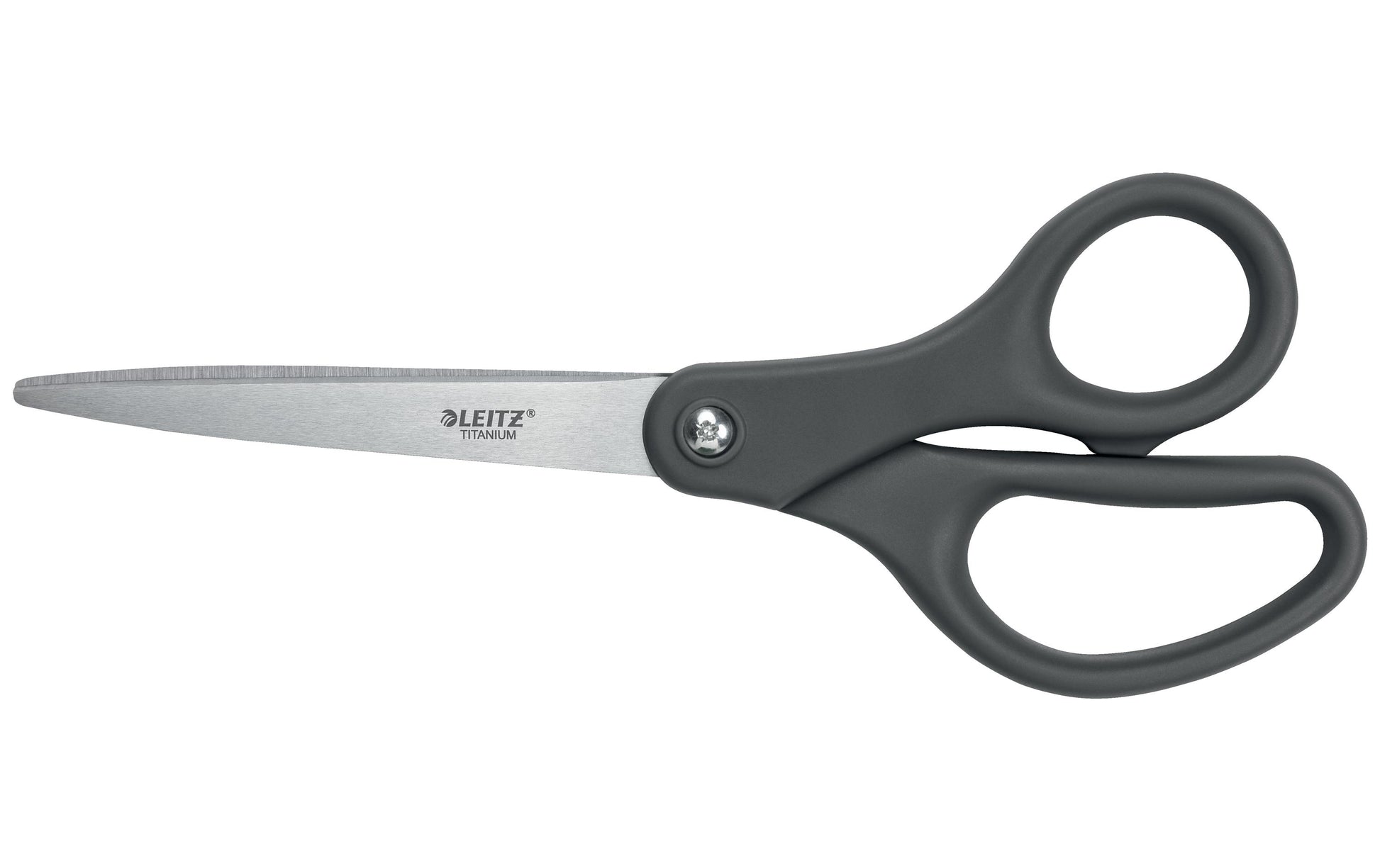 Leitz Schere 20,5 cm, für Rechts- und Linkshänder – Edelstahl, Grau