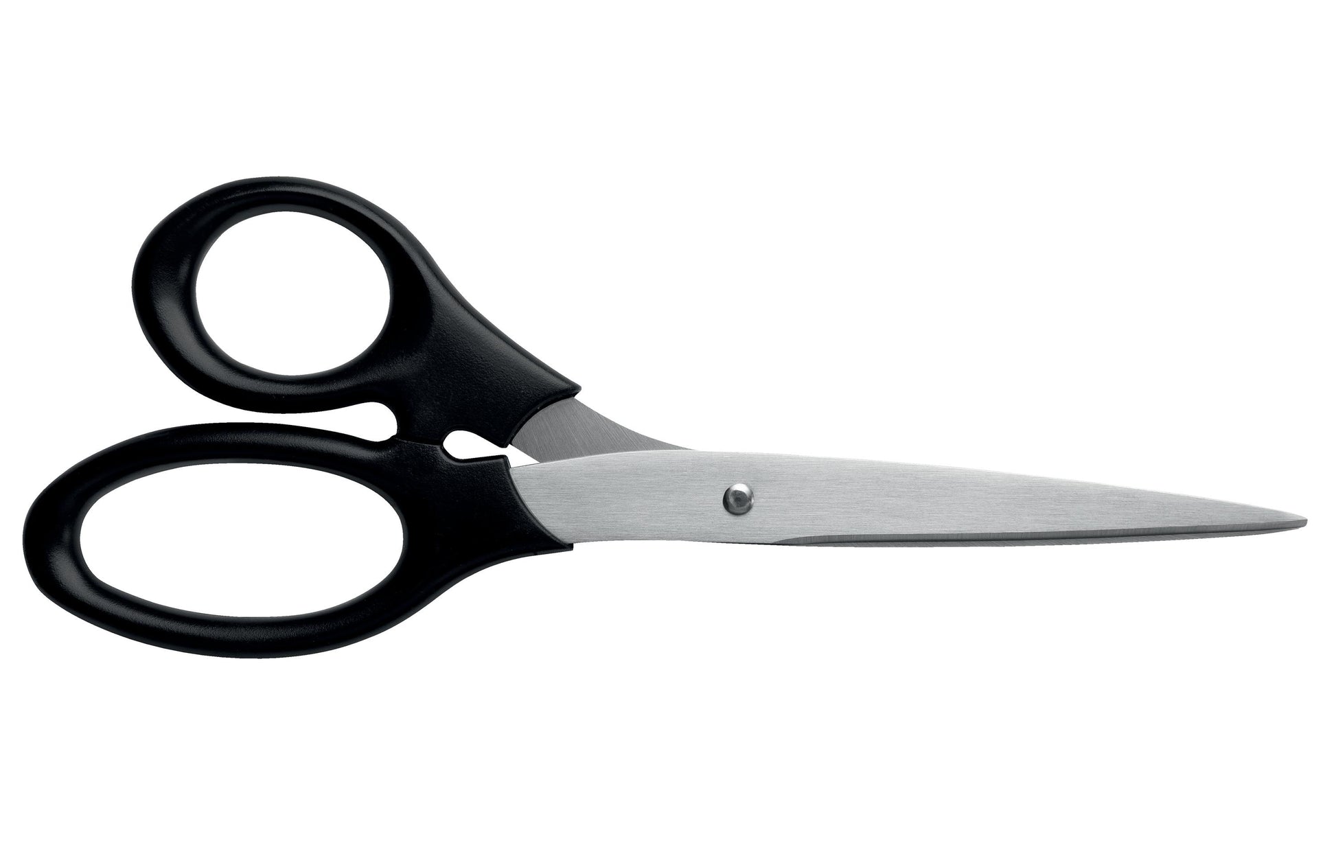 Leitz Schere 20,0 cm, für Rechts- und Linkshänder – Edelstahl, Softgrip, Schwarz