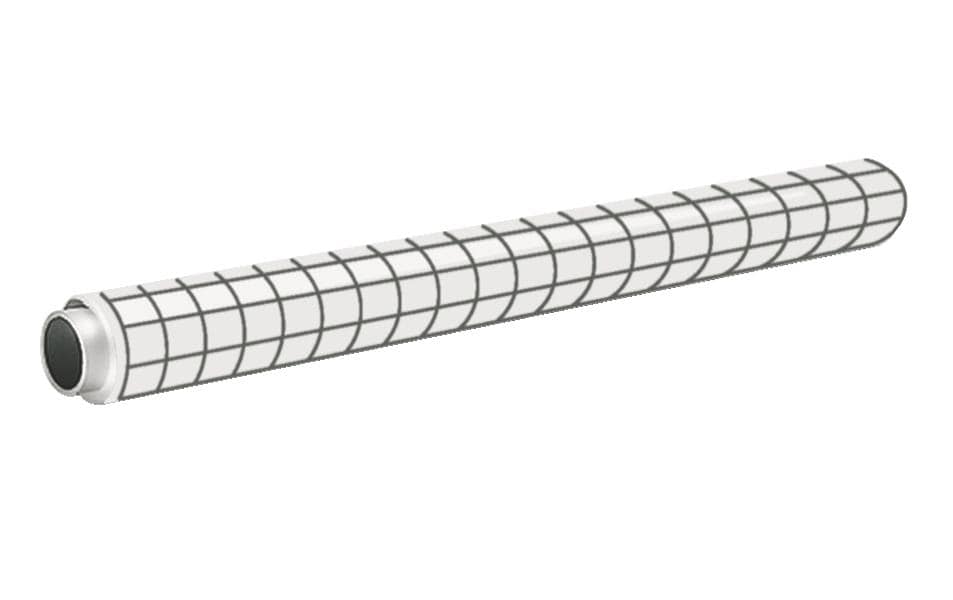 Leitz Flipchart-Folie EasyFlip – 60 cm × 20 m, elektrostatisch, kariert, weiss, PP-Folie, perforiert