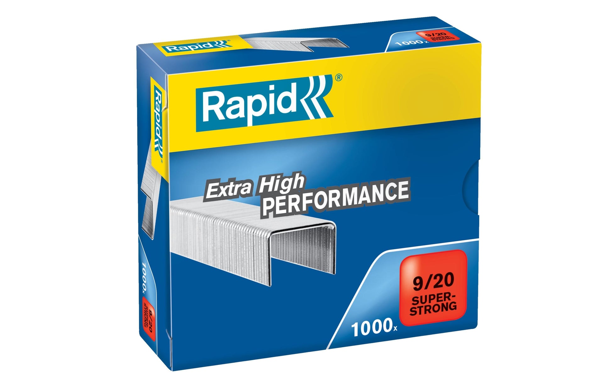 Rapid Heftklammern 9/20 – für Rapid HD170, HD210 – Metall, silber – 1000 Stk.