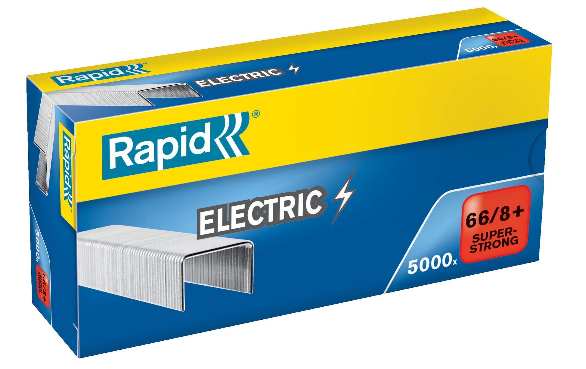 Rapid Heftklammern 66/8 – 8 mm – Metall, silber – 5000 Stk.