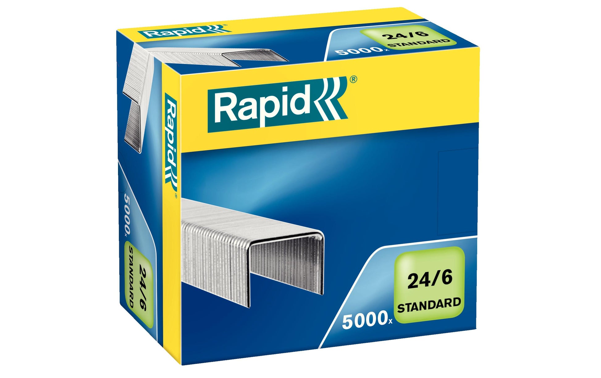 Rapid Heftklammern – 24/6, 20 Blatt, 5’000 Stück, verzinkt