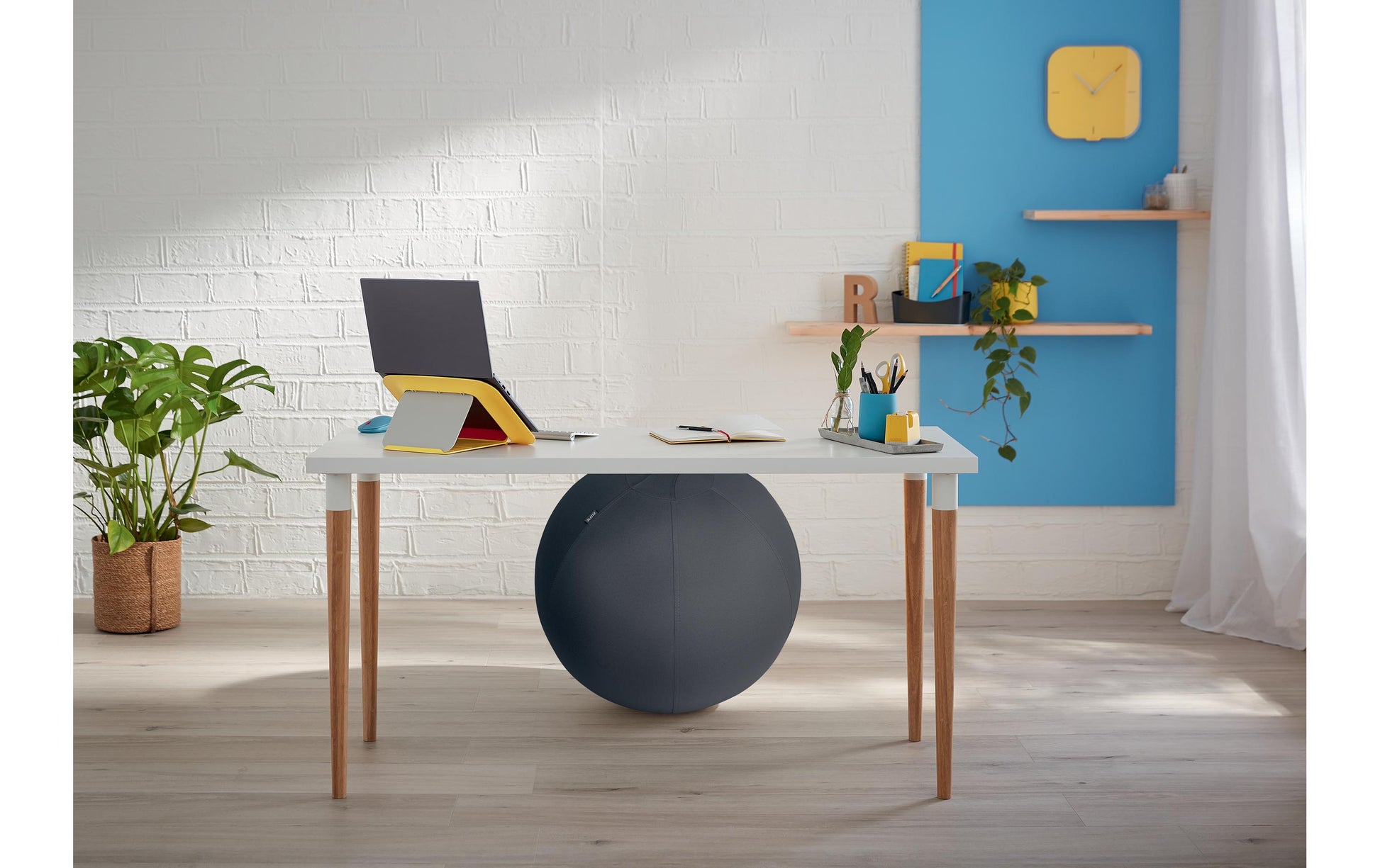 Leitz Sitzball Ergo Cosy Active – Ø 65 cm, samtgrau