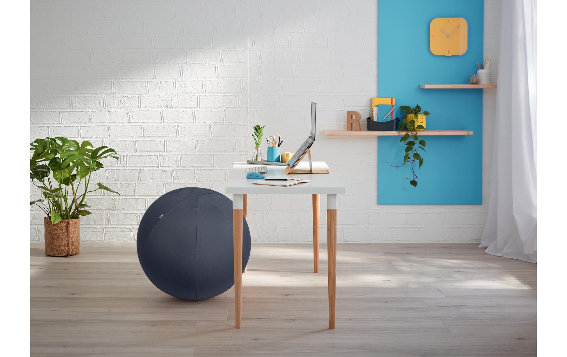 Leitz Sitzball Ergo Cosy Active – Ø 65 cm, samtgrau