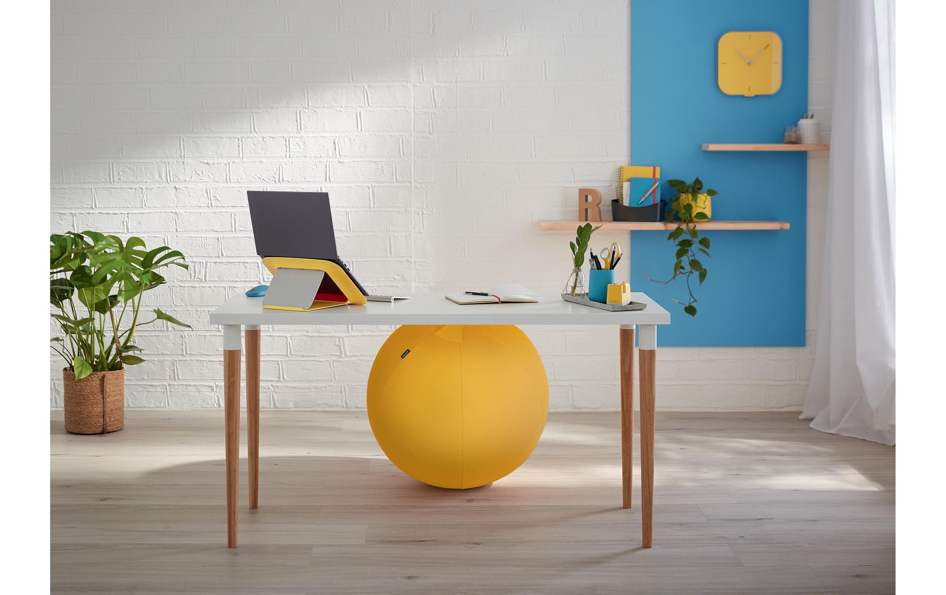 Leitz Sitzball Ergo Cosy Active – Ø 65 cm, warmes Gelb