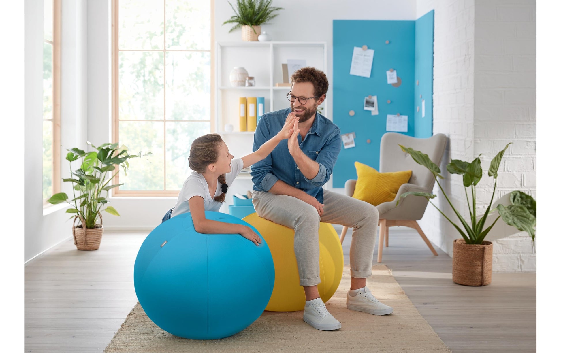 Leitz Sitzball Ergo Cosy Active – Ø 65 cm, warmes Gelb
