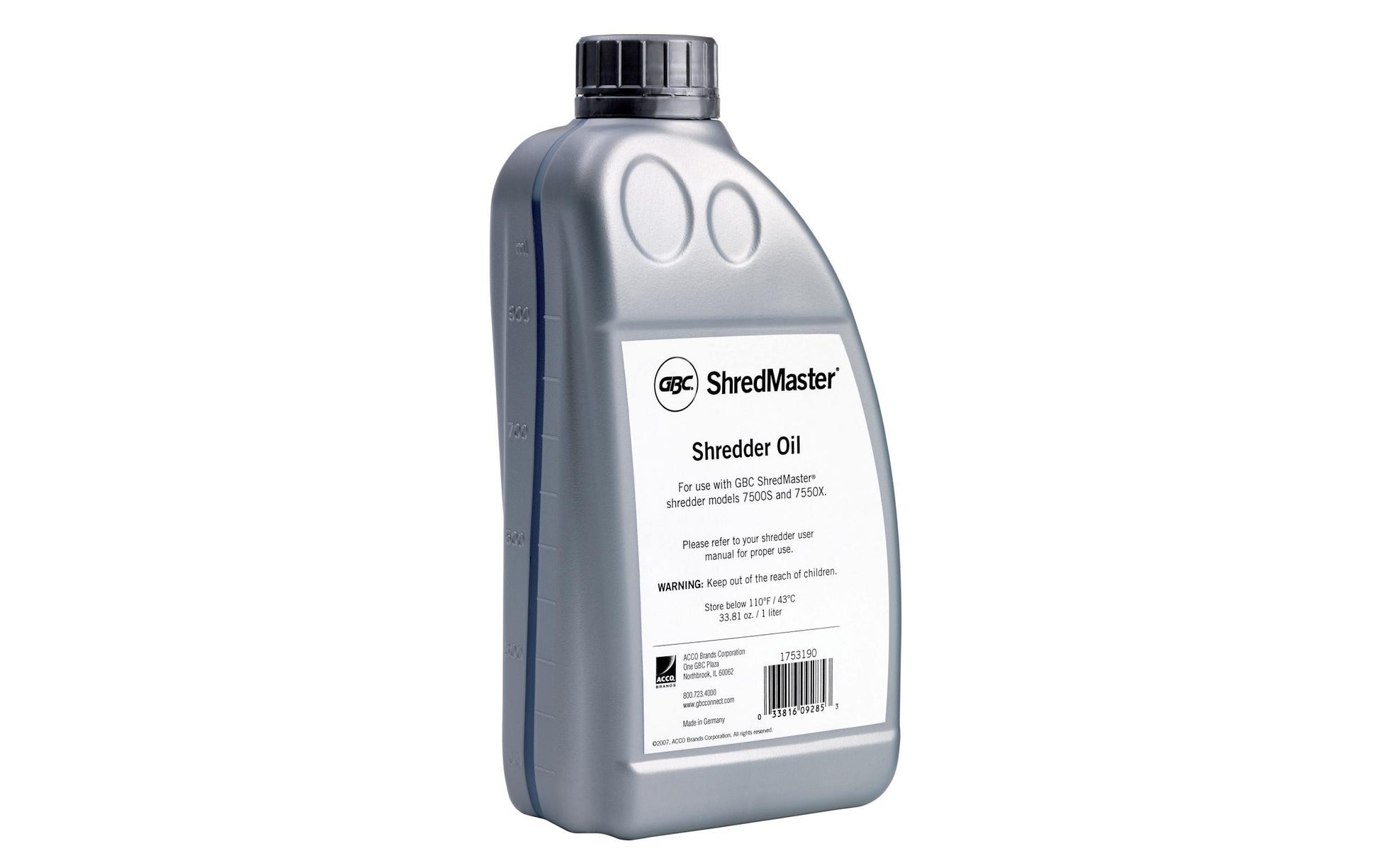 Rexel Schmieröl für Aktenvernichter – 1'000 ml
