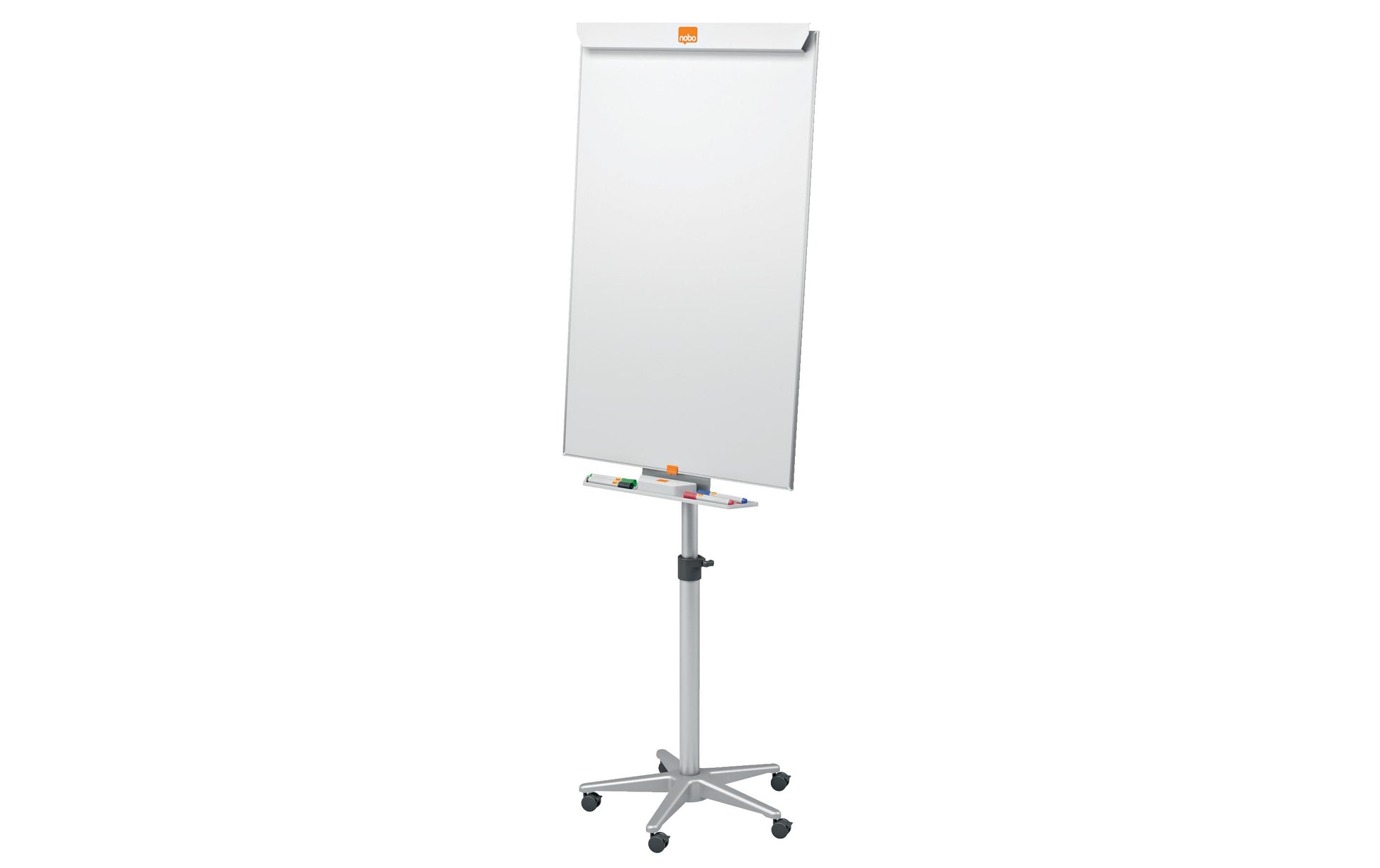 Nobo Flipchart Impression Pro Stahl mobil – 67 × 105 cm, weiss, Metall