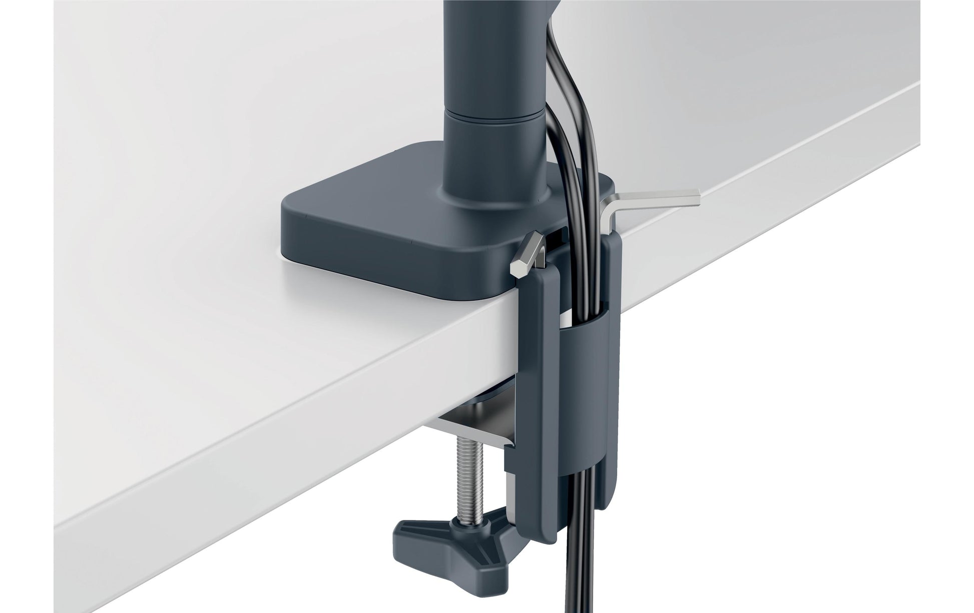 Leitz Ergo Single – Monitorarm Tischhalterung – 1 Monitor – 17–32" – VESA 100×100 mm – bis 9 kg/Monitor