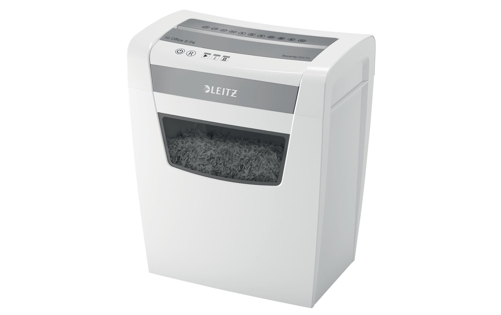 Leitz bürogeräte Leitz IQ Office – Aktenvernichter, DIN P-4, Partikelschnitt 4 × 28 mm, 12 Blatt, 23 l