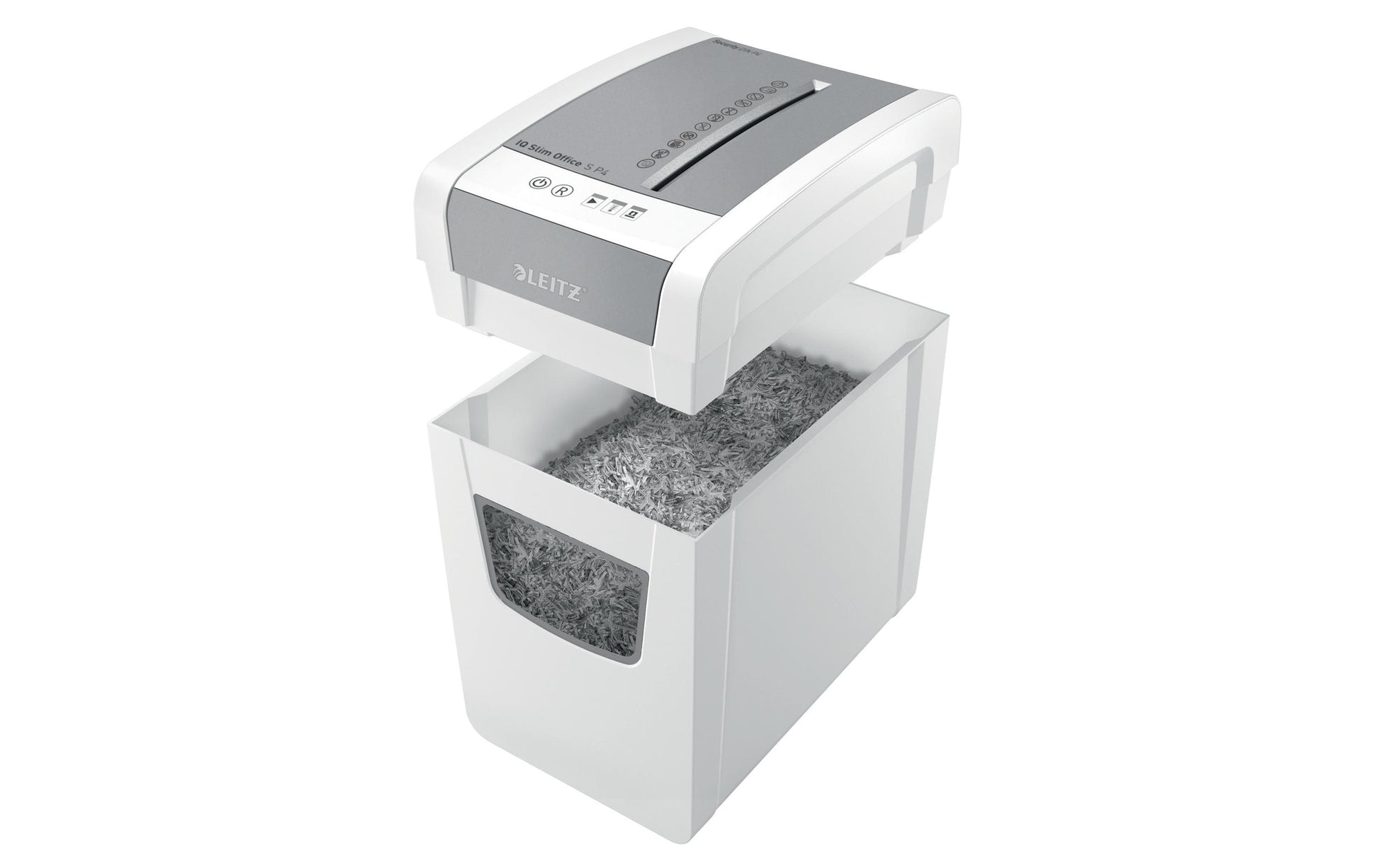 Leitz bürogeräte Leitz – Aktenvernichter, DIN P-4, Partikelschnitt 4 × 28 mm, 12 Blatt, 23 l