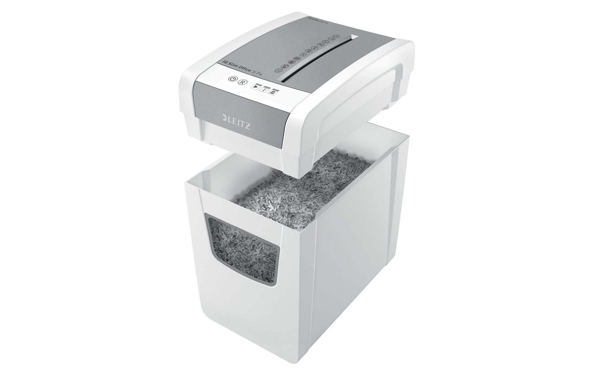 Leitz bürogeräte Leitz – Aktenvernichter, DIN P-4, Partikelschnitt 4 × 28 mm, 12 Blatt, 23 l