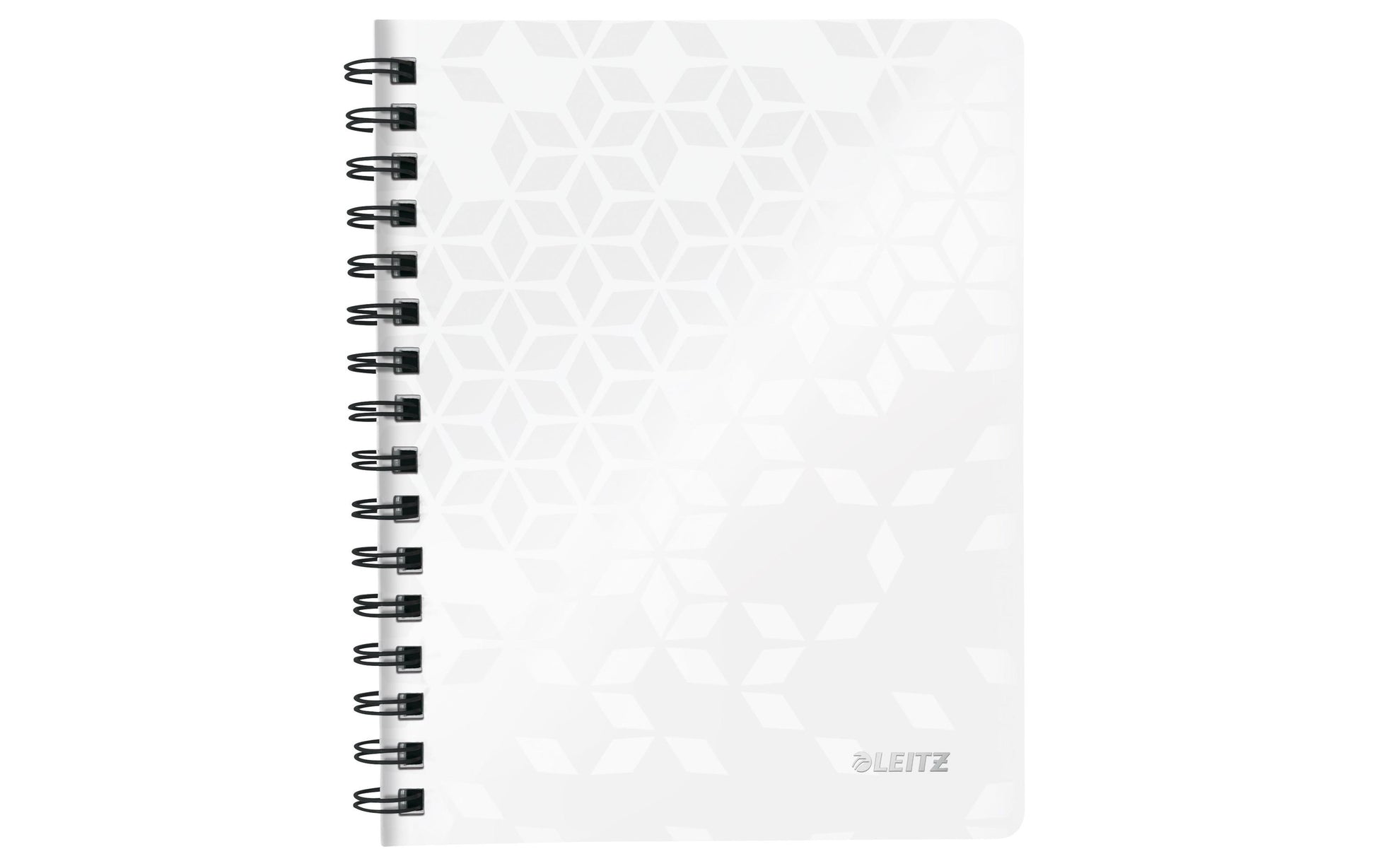 Leitz Collegeblock – A5 – 4-fach gelocht, mikroperforiert, Einstecktasche, Stiftschlaufe, weiss, FSC