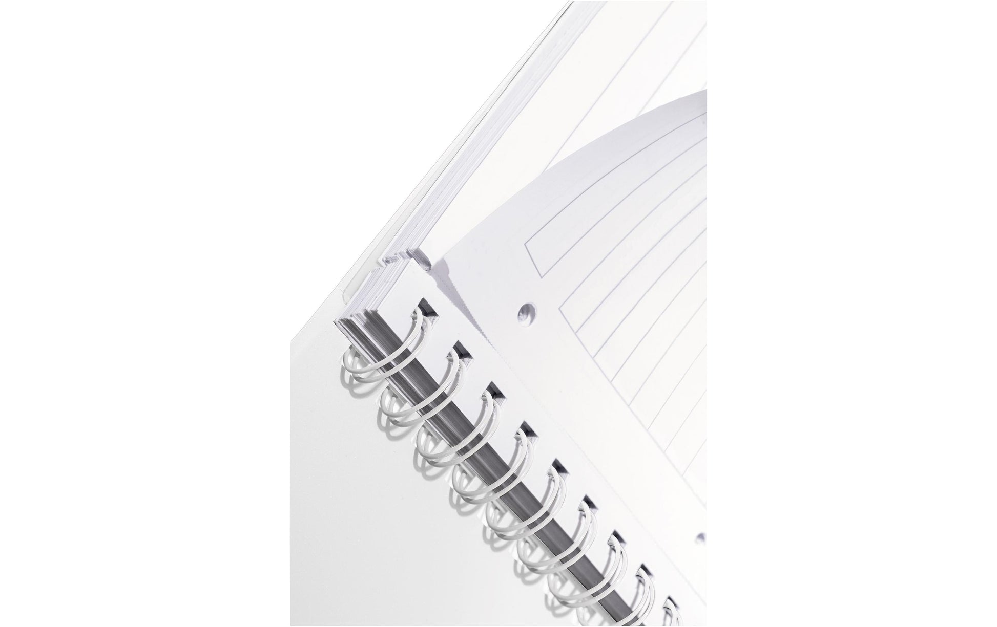 Leitz Collegeblock – A5 – 4-fach gelocht, mikroperforiert, Einstecktasche, Stiftschlaufe, weiss, FSC