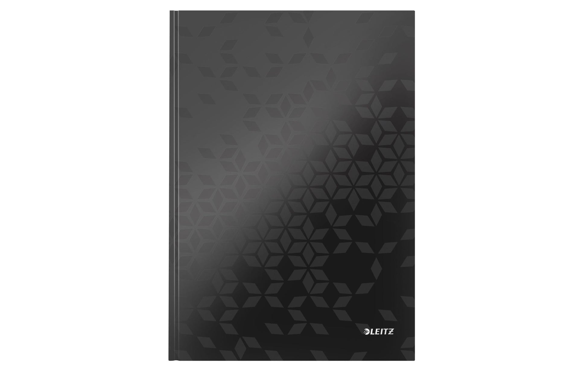 Leitz Notizbuch A4, kariert, Fadenheftung, 160 Seiten, 90 g/m² – schwarz