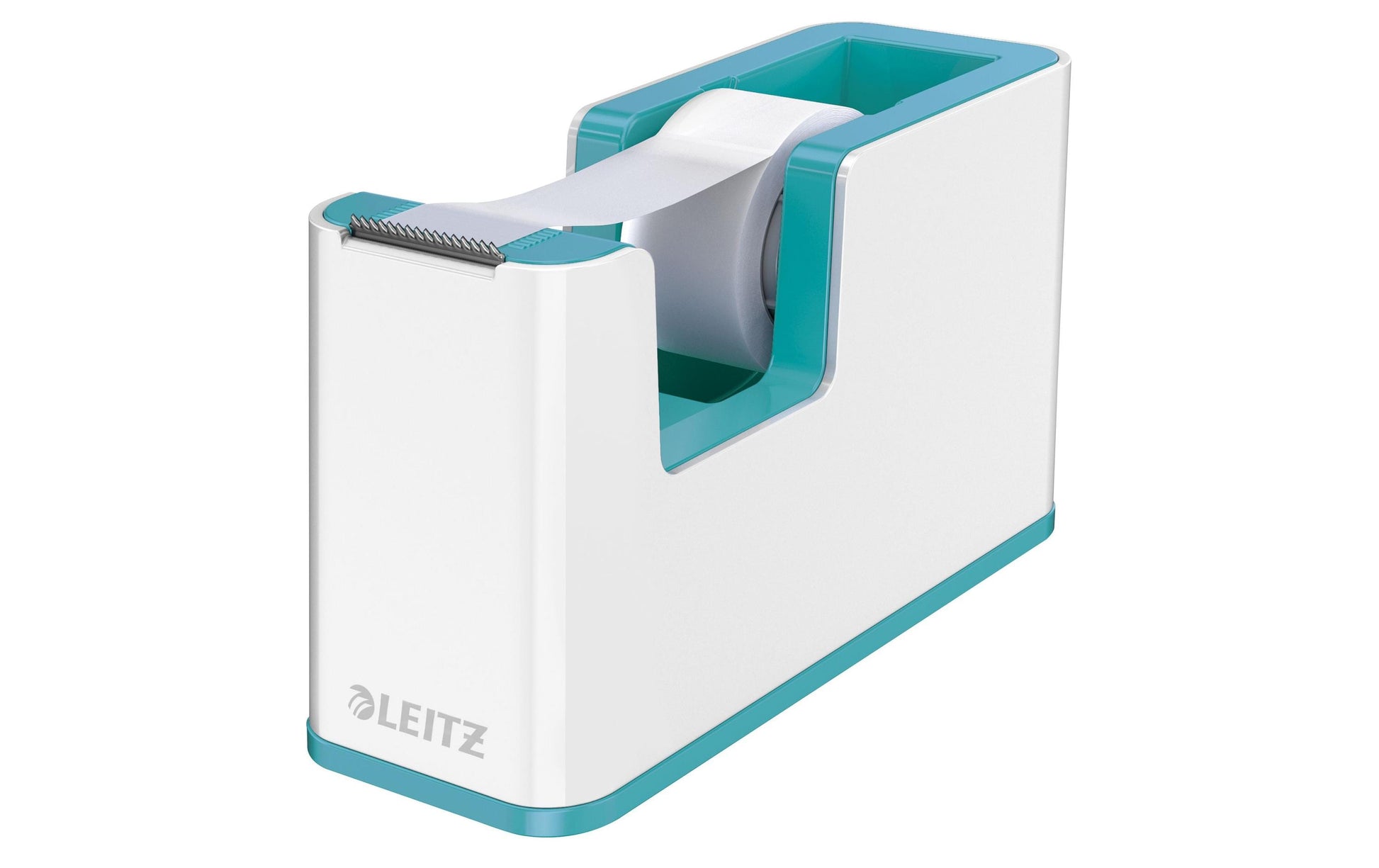 Leitz WOW Duo Colour Tischabroller – für Klebeband bis 19 mm × 33 m, inkl. Rolle 19 mm × 33 m