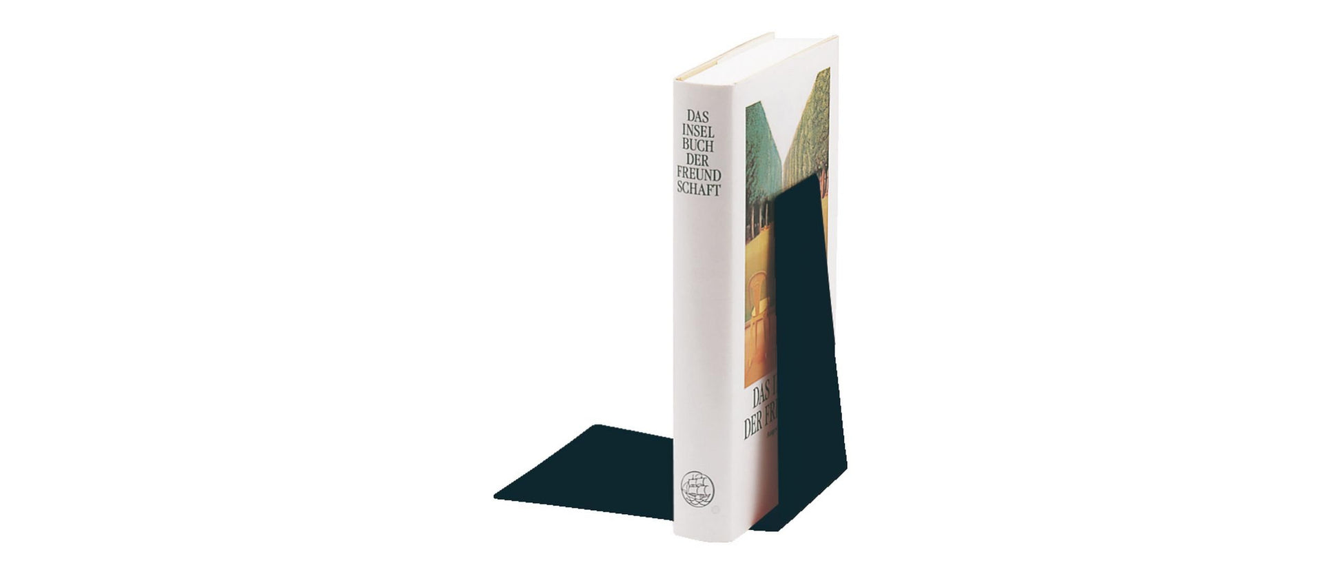 Leitz Buchstützen – schwarz, Metall, B 120 × H 140 × T 145 mm