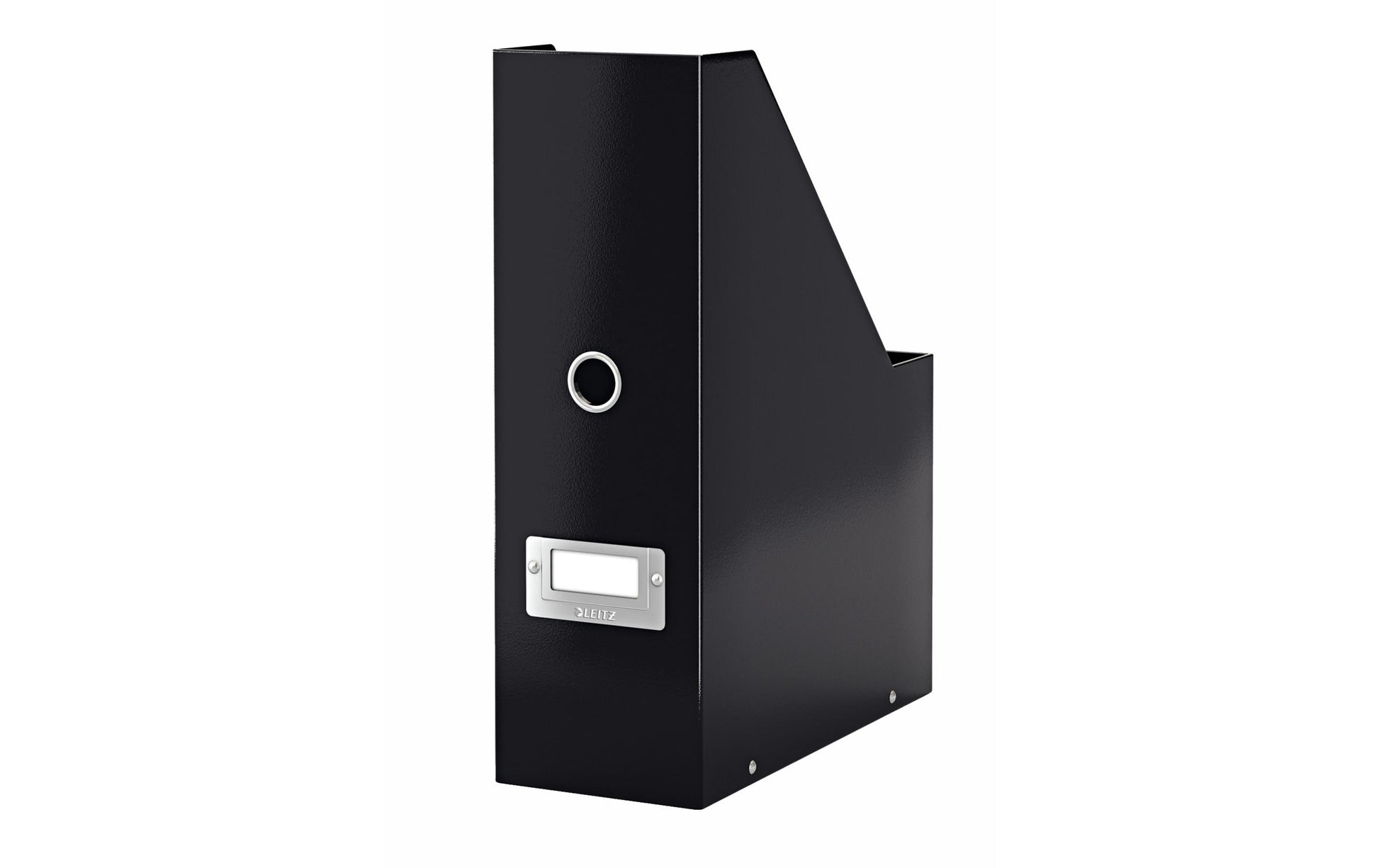 Leitz Ablageprodukt – Karton, mit Beschriftungsfeld, schwarz, 253×103×330 mm