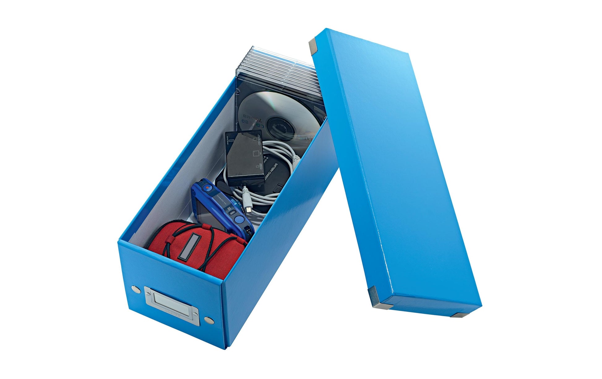 Leitz CD-Ablagebox Click & Store WOW – 165 Disks, Karton, 143 × 352 × 136 mm