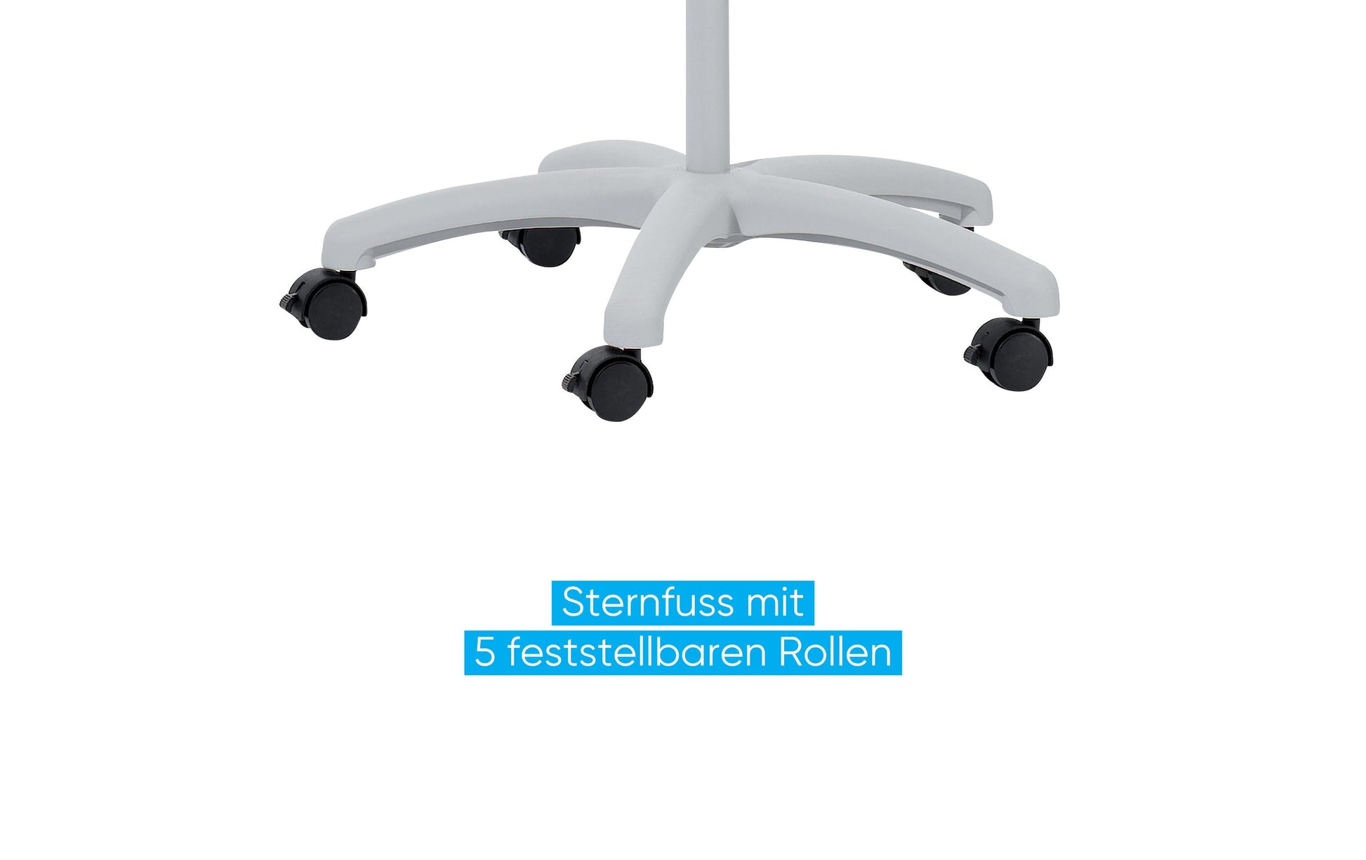 Franken Flipchart PRO Mobil FC41 – 67 × 95 cm, grau, Metall/Kunststoff