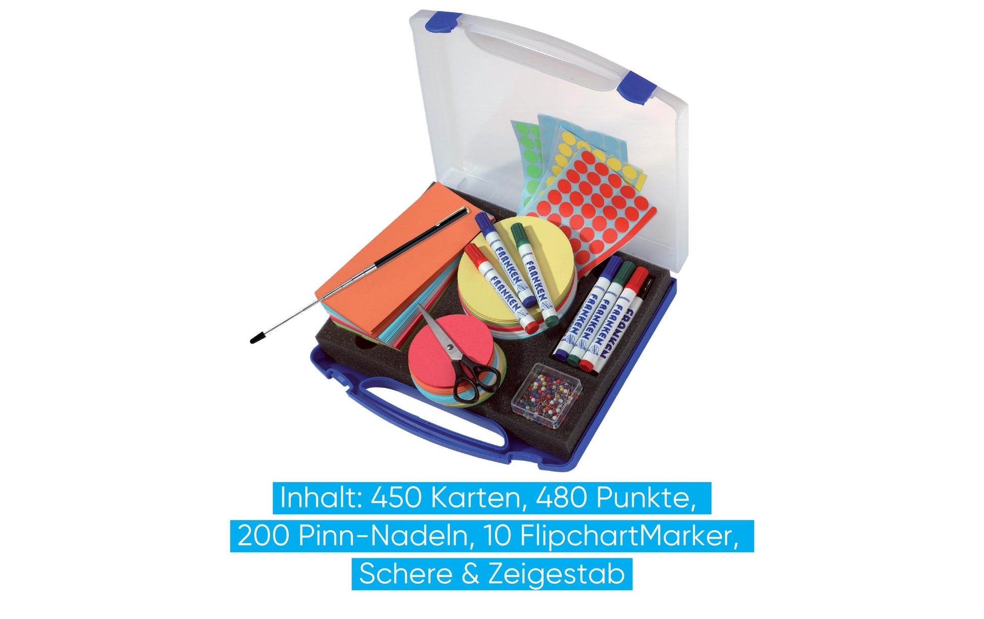 Franken Moderationskoffer – für mehrere Formate, mehrfarbig
