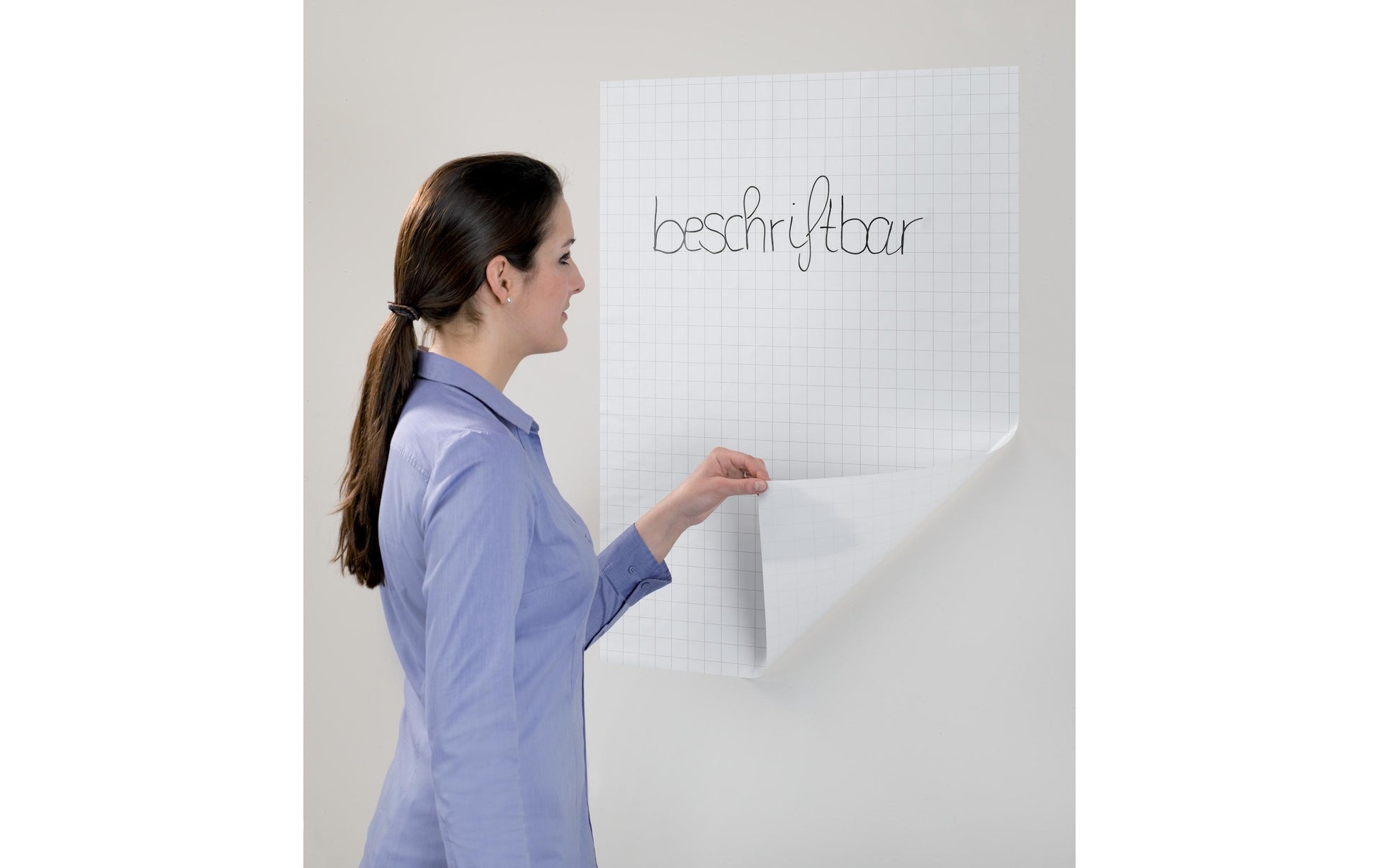 Franken Whiteboardfolie – selbstklebend, weiss – 60 × 80 cm, 25 Blatt