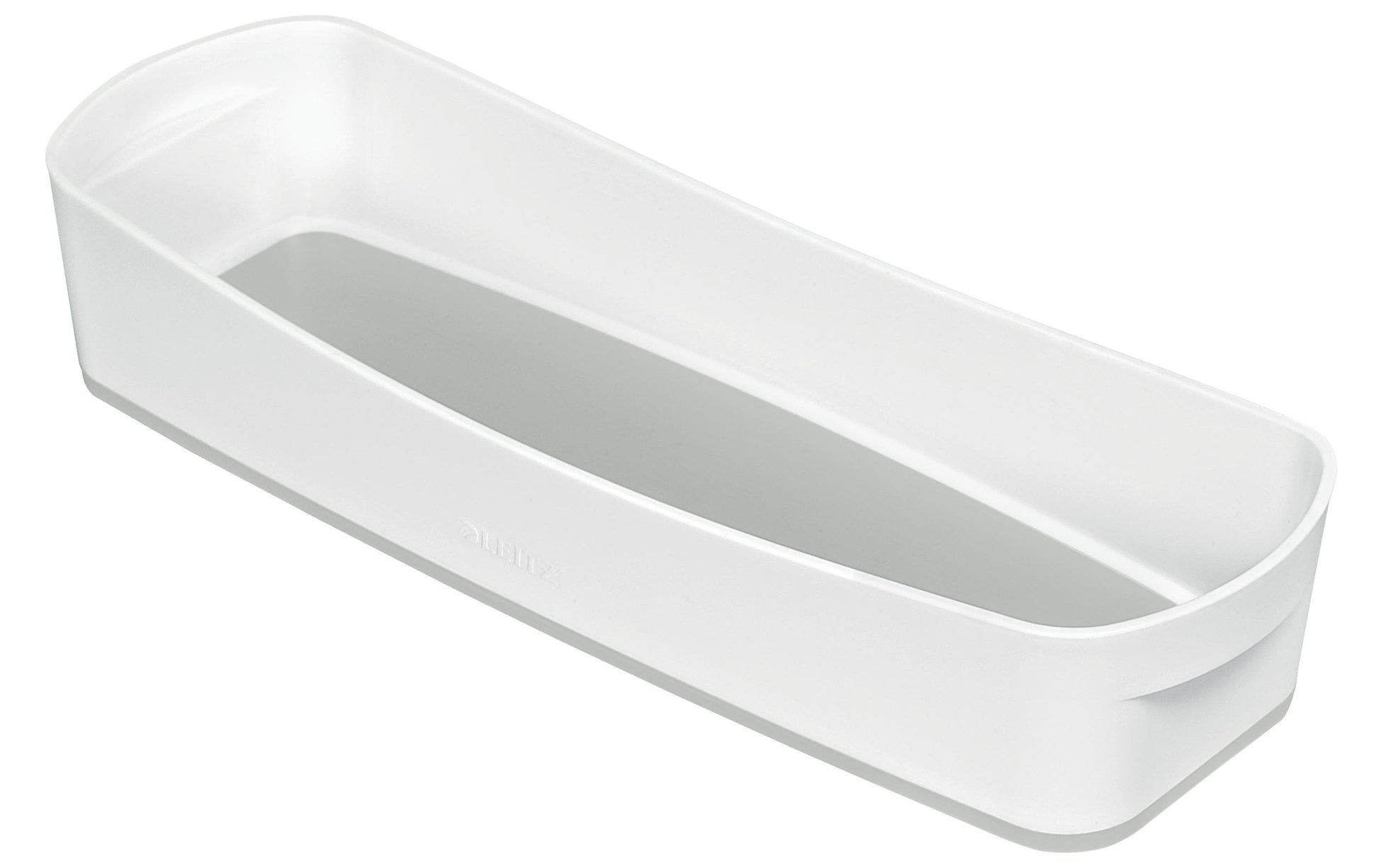 Leitz Aufbewahrungsschale MyBox – Kunststoff, weiss/grau, 30,7 × 5,5 × 10,5 cm